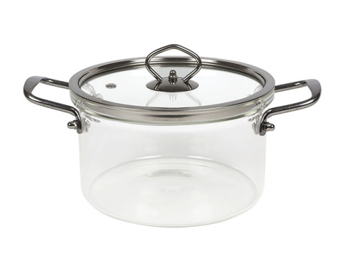 Кастрюля бульонная со стеклянной крышкой, 2.3 л