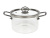 Кастрюля бульонная со стеклянной крышкой, 2.3 л