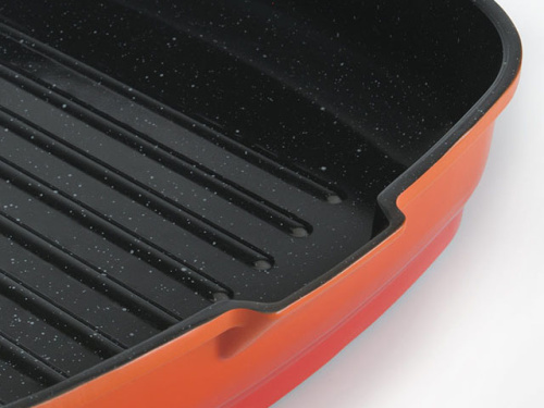 Сковорода-гриль BergHOFF Virgo Orange, 24 см Сковорода-гриль BergHOFF Virgo Orange, 24 см