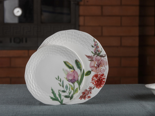 Тарелка керамическая Flowers Line, PLOVER, 20 см