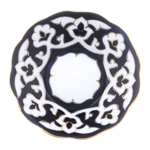 Тарелка "Пахта", рифленый край, Премиум, диаметр 13 см