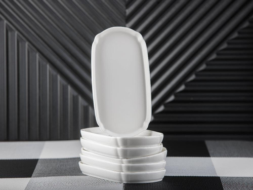 Набор фарфоровых блюд "Лорен" 6 штук, PLOVER, 18 см