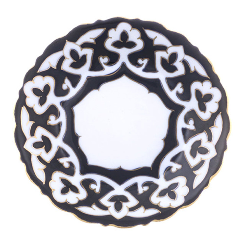 Тарелка "Пахта", рифленый край, Премиум, диаметр 16 см