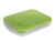 Контейнер с крышкой для хранения и заморозки продуктов на 1 секцию, 30х23х5 см, зеленый