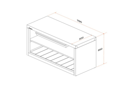 Стол Gratar EXPERT EST 1200