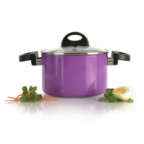 Кастрюля со стеклянной крышкой BergHOFF Eclipse, (фиолетовый) 2 л