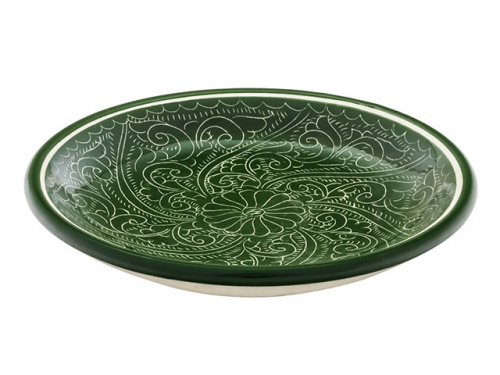 Тарелка Плоская "Риштанская керамика", диаметр 15.5 см RSN029