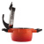 Кастрюля со стеклянной крышкой BergHOFF Virgo Orange, 1.5 л