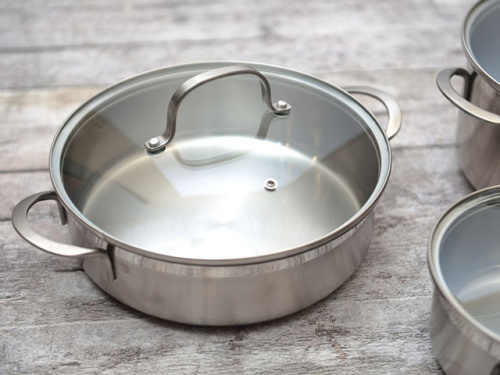 Сотейник со стеклянной крышкой BergHOFF Bistro, 24 см