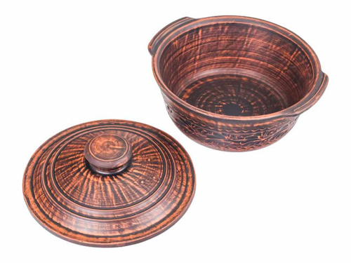 Жаровня с ручками "Славянская Керамика", 2 л