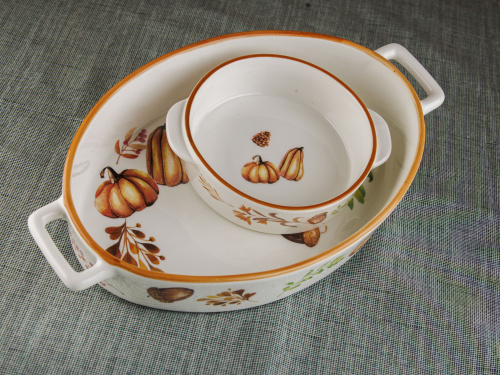 Форма для запекания керамическая October Line, PLOVER, 13 см