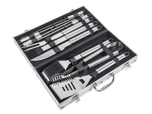 Набор для барбекю в алюминиевом кейсе, 10 предметов