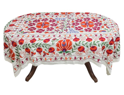 Скатерть сюзане, длина 220 см, ширина 150 см