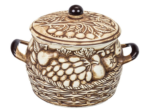 Супник "Славянская Керамика", Весна бежевый матовый, 3 л