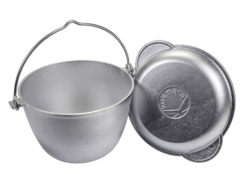 Котел 3 л алюминиевый походный с крышкой-сковородой Kukmara, кп30