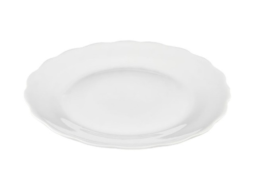 Набор тарелок 6 штук "Turon porcelain", рифленый край, Ø 25 см