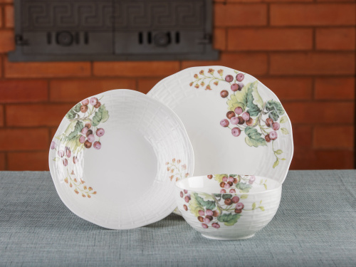 Тарелка керамическая Wild berries Line, PLOVER, 25 см