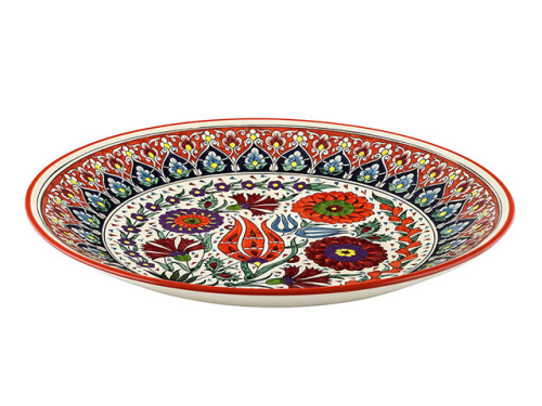 Блюдо Ляган "Риштанская керамика", Турецкий стиль, Ø 42 см