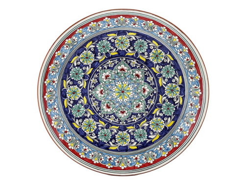 Блюдо Ляган "Риштанская керамика", Коракалам, Ø 42 см