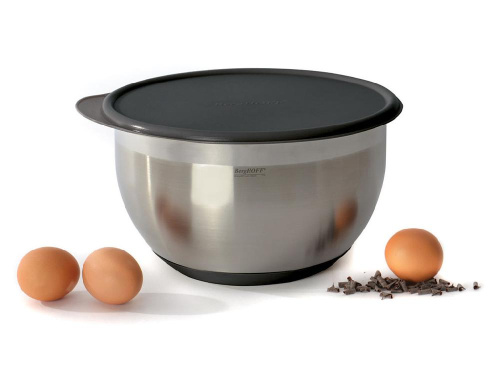 Миска с крышкой (прорезиненное дно) BergHOFF Eclipse, 24 см