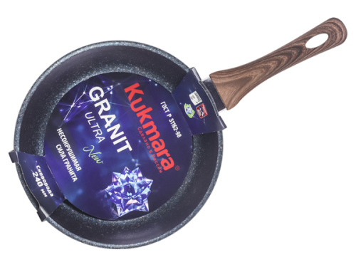 Сковорода 24 см с антипригарным покрытием, Kukmara (Granit Ultra Blue), сгг240а