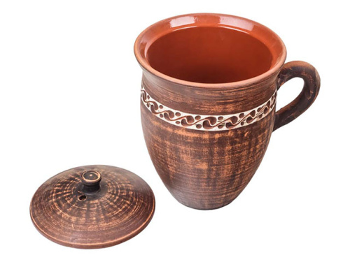 Кувшин "Славянская Керамика", Молочение Ангоб, 0.65 л