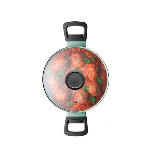Кастрюля со стеклянной крышкой BergHOFF Leo Sage, 5.6 л