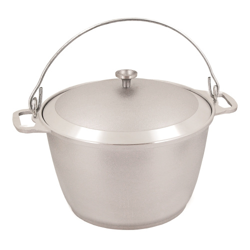 Котел 10 л алюминиевый походный с крышкой Kukmara, кп100