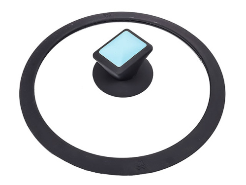 Стеклянная крышка с силиконом PLOVER, 20 см