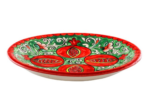 Набор чайный "Риштанская керамика", Гранат, 10 предметов