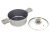 Кастрюля 2.4 л с антипригарным покрытием со стеклянной крышкой, 20 см, Grey, PLOVER