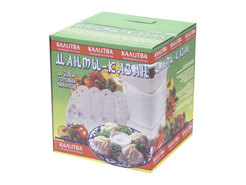 Мантоварка Калитва с 4 дисками 180645, 6 л