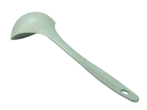 Половник на 100 мл из пищевого пластика, 27х9 см, бирюзовый