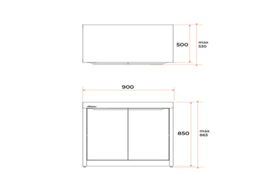Шкаф Gratar EXPERT ETU 900