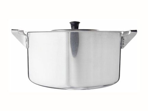 Кастрюля полированная с крышкой, SCOVO, ПП-027, 6 л