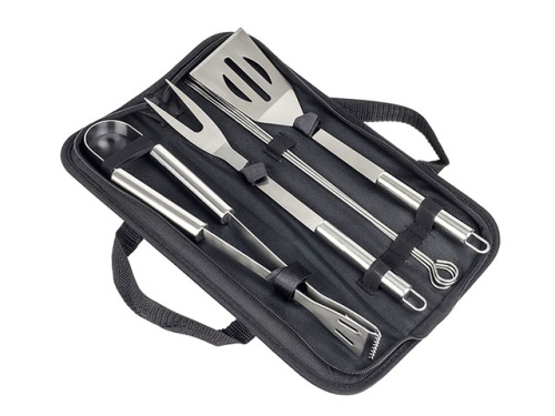 Набор для барбекю в складной сумке, 7 предметов