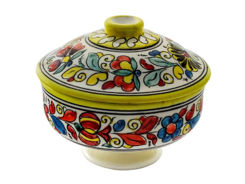 Набор чайный "Риштанская керамика", Турецкий стиль, желтый, 6 предметов