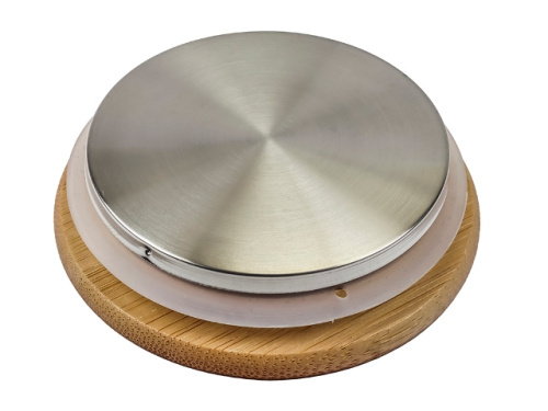 Кувшин стеклянный с бамбуковой крышкой, 1.5 л