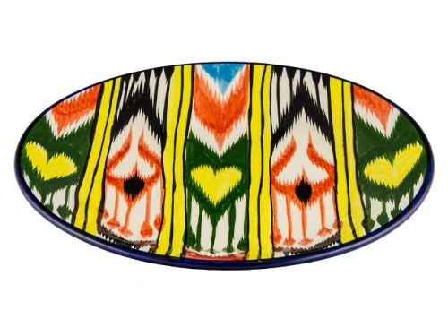 Блюдо Ляган "Риштанская керамика", Атлас, диаметр 28 см RS5_3 Блюдо Ляган "Риштанская керамика", Атлас, диаметр 28 см RS5_3