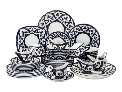 !Столовый сервиз Пахта, Turon porcelain, 39 предметов