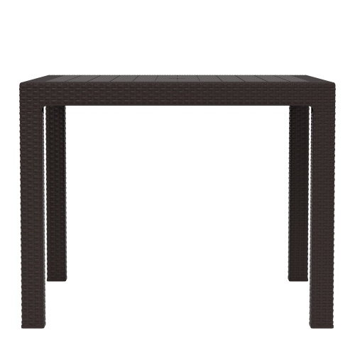 Стол садовый квадратный Альтернатива М8842, (мокко), 94х94х74