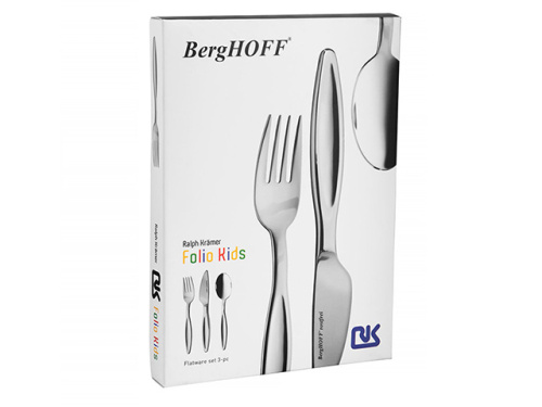Набор детских столовых приборов BergHOFF Folio Kids, 3 предмета
