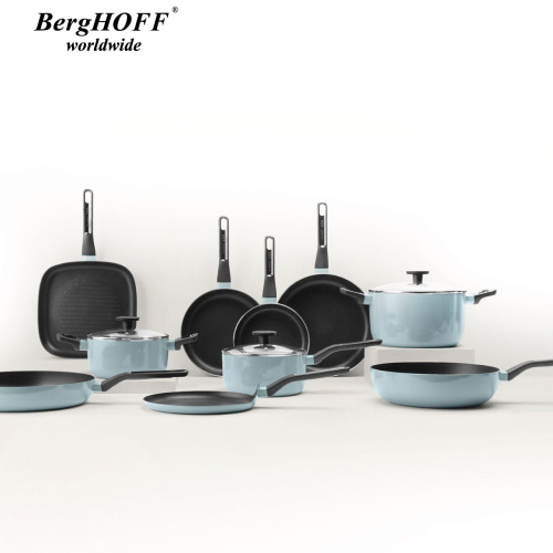 Кастрюля со стеклянной крышкой BergHOFF Leo Slate, 5.6 л