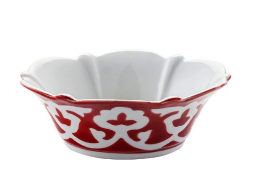 Салатница Красная Пахта, Turon Porcelain, Корона, Ø 14 см