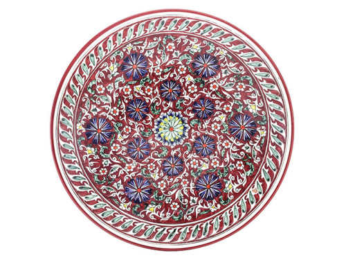 Блюдо Ляган "Риштанская керамика", Коракалам, Ø 42 см
