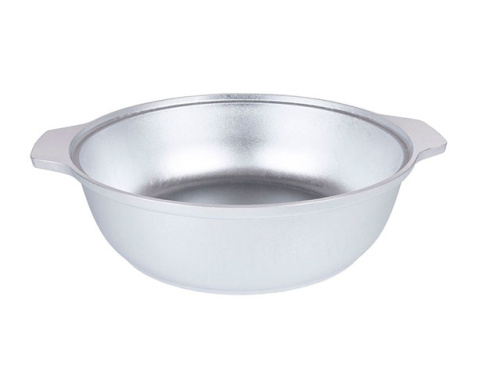 Кастрюля-жаровня 3 л с антипригарным покрытием со стеклянной крышкой, Kukmara (Granit Ultra Blue), ж34