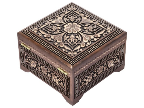 Шкатулка Орех 15х15х9