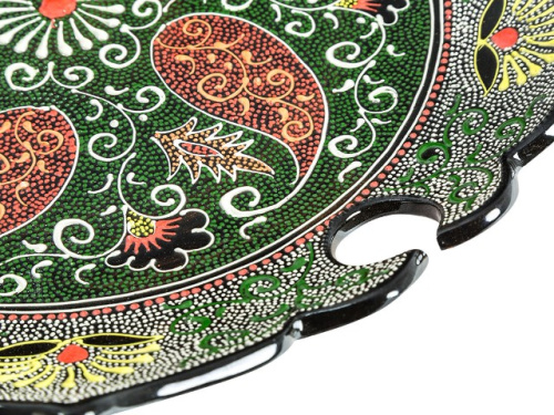 Ляган "Риштан", Узбекистан, диаметр 32 см