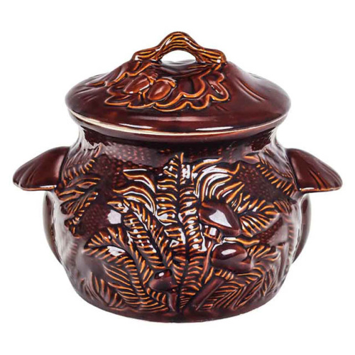 Набор супник 3 л + 4 горшка 0.6 л "Славянская Керамика", Гриб