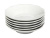 Набор тарелок 6 штук "Turon porcelain", рефленый край, Ø 13 см Набор тарелок 6 штук "Turon porcelain", рефленый край, Ø 13 см
